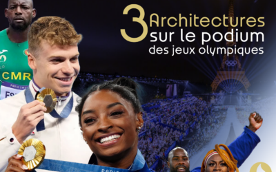 3 architectures sur le podium des jeux olympiques de Paris 2024